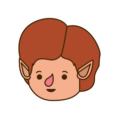 elf head avatar character