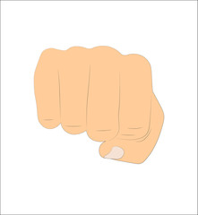 Hand gestures. Vector illustration.