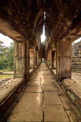 Fototapeta premium View of Baphuon temple at Angkor Wat complex is popular tourist attraction, Angkor Wat Archaeological Park in Siem Reap, Cambodia UNESCO World Heritage Site