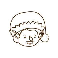 elf head with hat avatar character