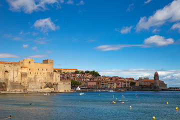 vue de Collioure en provence, France