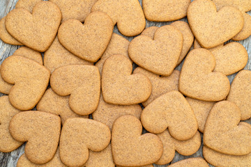 Gingerbread cookies background