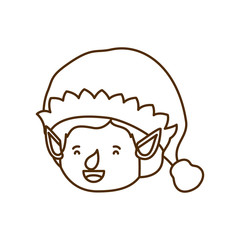 elf head with hat avatar character