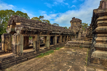 View of Baphuon temple at Angkor Wat complex is popular tourist attraction, Angkor Wat Archaeological Park in Siem Reap, Cambodia UNESCO World Heritage Site