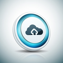 Cloud Upload button illustration
