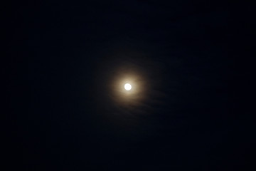 full moon in the sky