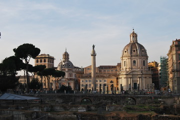 Fototapeta na wymiar I monumenti di Roma, Italia