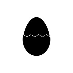 Egg icon, logo on white background