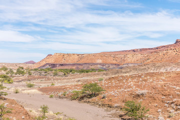 Burnt mountain near twyfelfontein, Damaraland, Namibia.