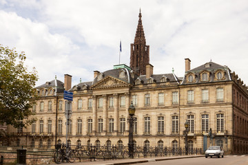 Fototapeta na wymiar The Rohan Palace in Strasbourg, France