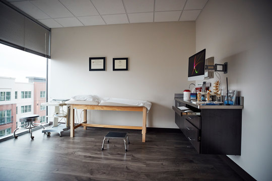 Empty doctor's office