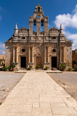 Fototapeta na wymiar Klosterkirche, Kloster Arkadia, Kreta, Griechenland