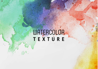 Watercolor background. Vector illustration.