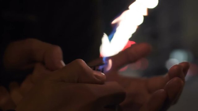 Criminals preparing arsonists attack in ghetto, fire bomb cocktail, illegal