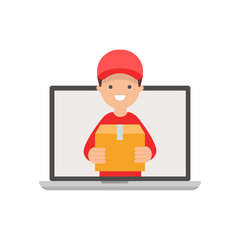 Express delivery vector illustration