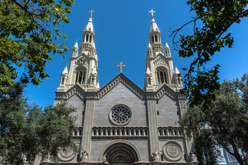 Fototapeta na wymiar Catholic Church in San Francisco