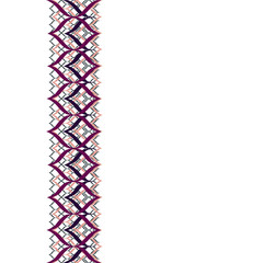 Linear Strokes Triple Underlaid Vertical Seamless Border