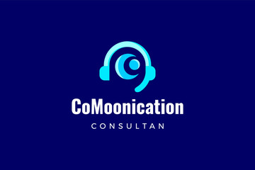 Pictorial logo communication logo design inspirations. Vector logo design template