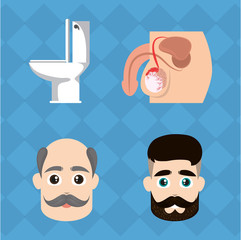 Set of movember prostate cancer