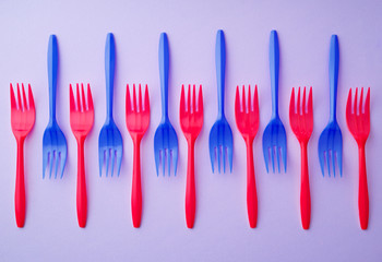Plastic forks