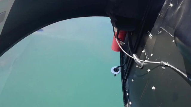 First Ride in a helicopter, passing over Germiston Lake, at the 2018 Rand Airshow Johannesburg Gauteng South Africa