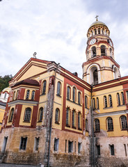 Fototapeta na wymiar New Athos monastery in Abkhazia