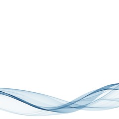 Wave blue smoke background. Vector illustration. eps 10