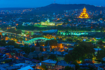 Panoramic view of Tbilisi, Georgia