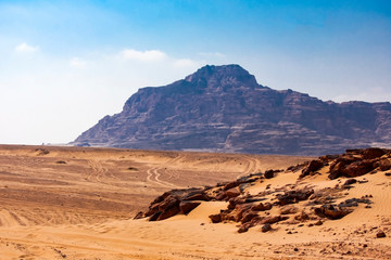 Fototapeta premium The beauty of the desert of Sinai in Egypt