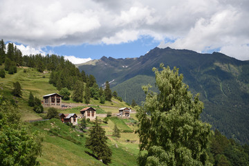 paese di montagna baite