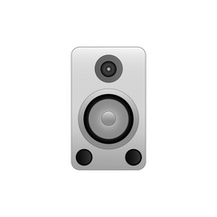 Fototapeta premium Vector speaker system illustration on a white background