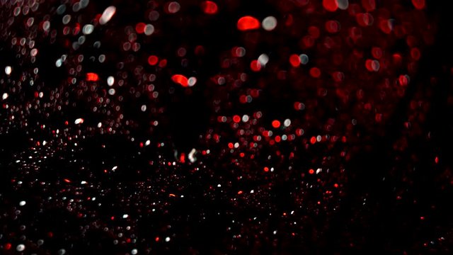 Blurry water drops on car window at night, for bekeh effect, overlay effects