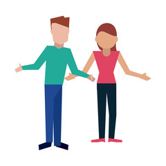 Couple in discussion black and white