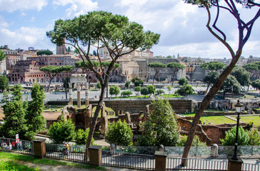 Obraz premium Rome old city ruins