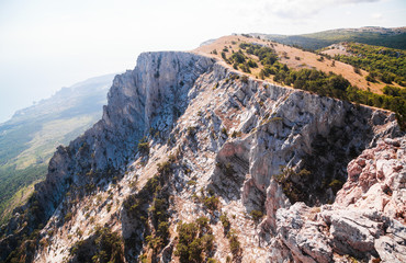 Fototapeta na wymiar Crimean mountains, mountain Ai-Petri