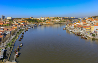 Fototapeta na wymiar view of port of in Portugal