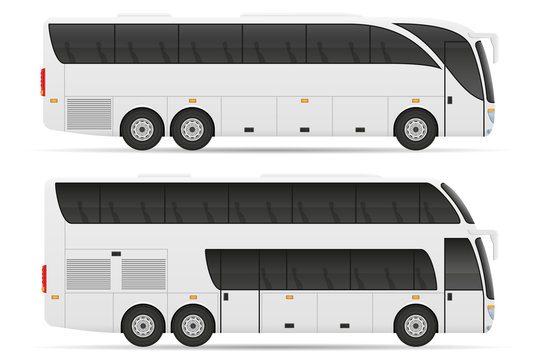 tour city bus stock vector illustration