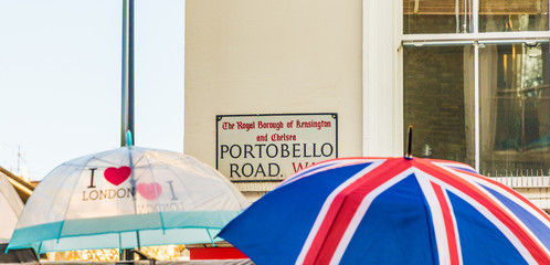 A view at Portobello Road Market