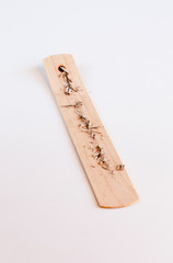 Burnt incense
