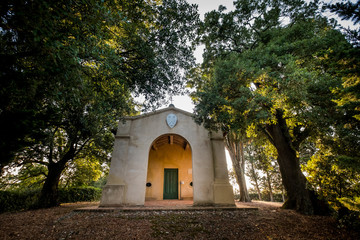 Obraz premium Peccioli, Pisa, Tuscany - Church of Serre
