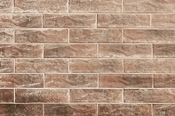 Red old brck wall background texture