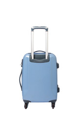isolated of big blue travel bag