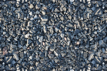 seamless texture of gray gravel