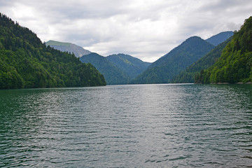 Beautiful lake Ritsa, Abkhazia