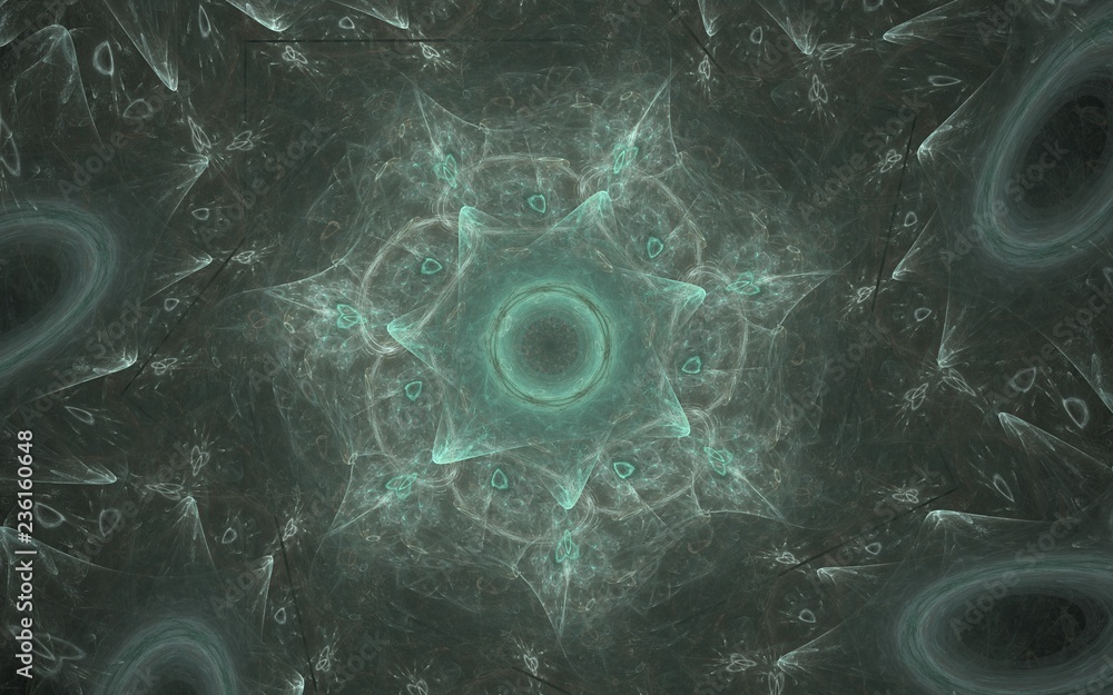 Fototapete digital generated image in the form of abstract geometric shapes of various shades and colors for us
