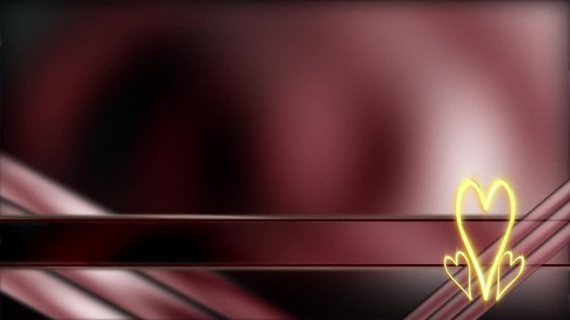 Bauchbinde mit rotem Hintergrund Animation loopbar 6 sec.