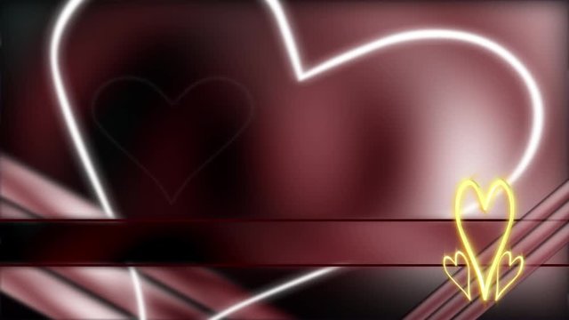 Bauchbinde mit rotem Hintergrund Animation loopbar 6 sec.