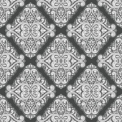 Black and white ornamental seamless pattern. Vintage vector, paisley elements. Ornament. Traditional, Turkish, Indian motifs. Great for fabric and textile, wallpaper, packaging or any desired idea.