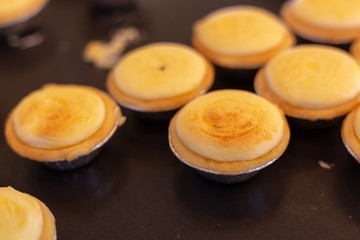Variety of fresh bread in a supermarket
