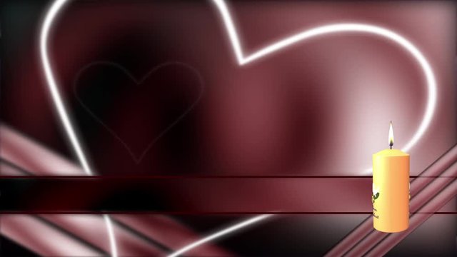 Bauchbinde mit rotem Hintergrund Animation loopbar 6 sec.